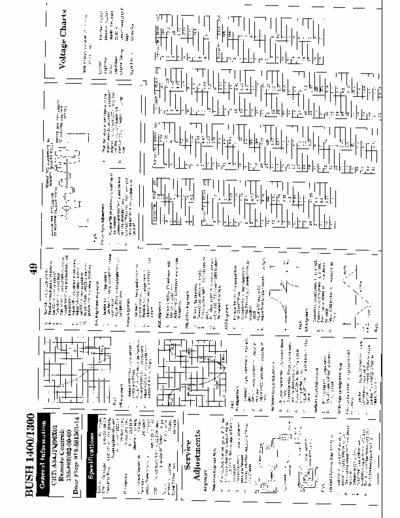 Bush 1400 Bush color tv
1400, 1300
Schematics